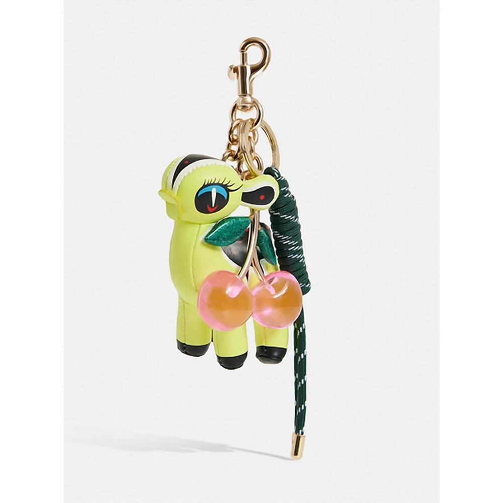 NEW ESSENTIEL ANTWERP iboni bambi key hanger in yellow/pink/green